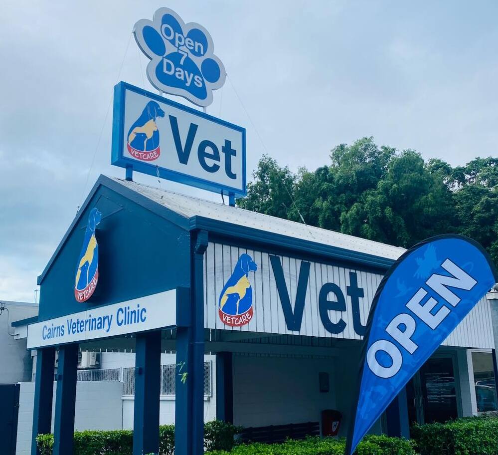 The Cairns Veterinary Clinic is a veterinarian's